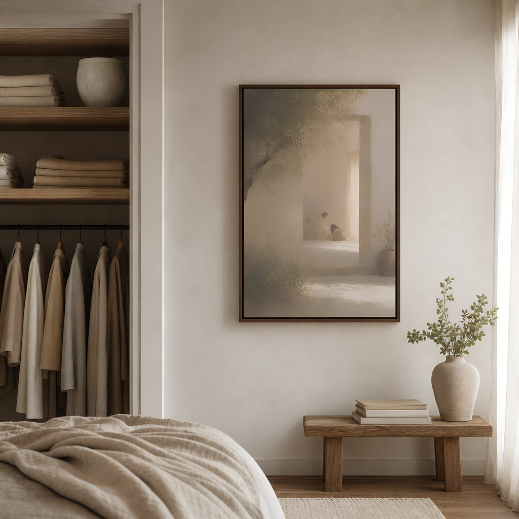 Alabaster Jar — lifestyle B Brown Wood