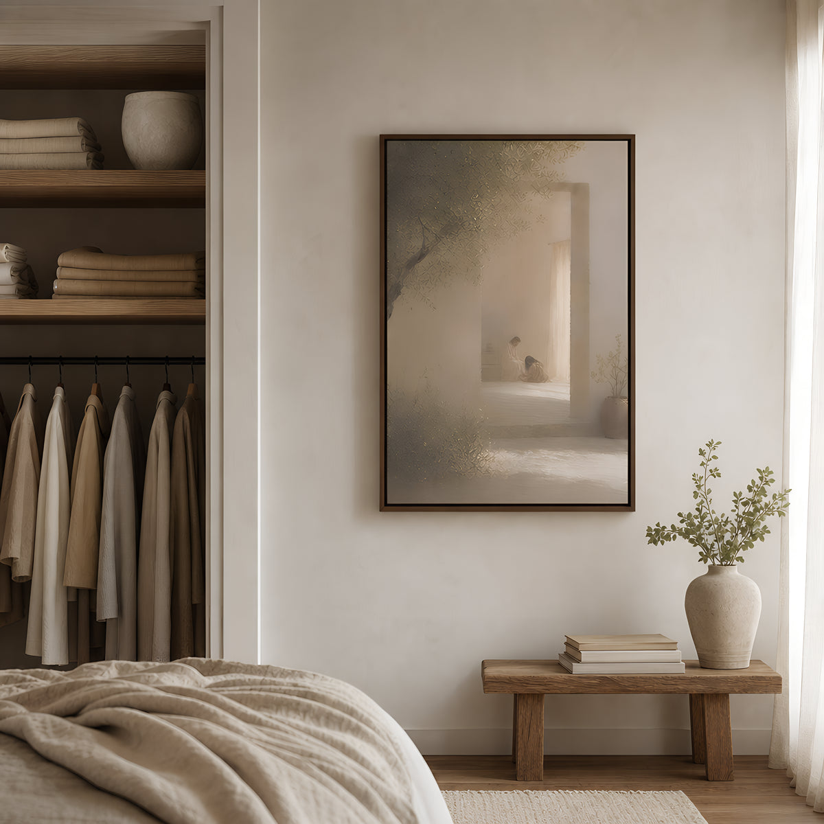 Alabaster Jar — lifestyle B Brown Wood