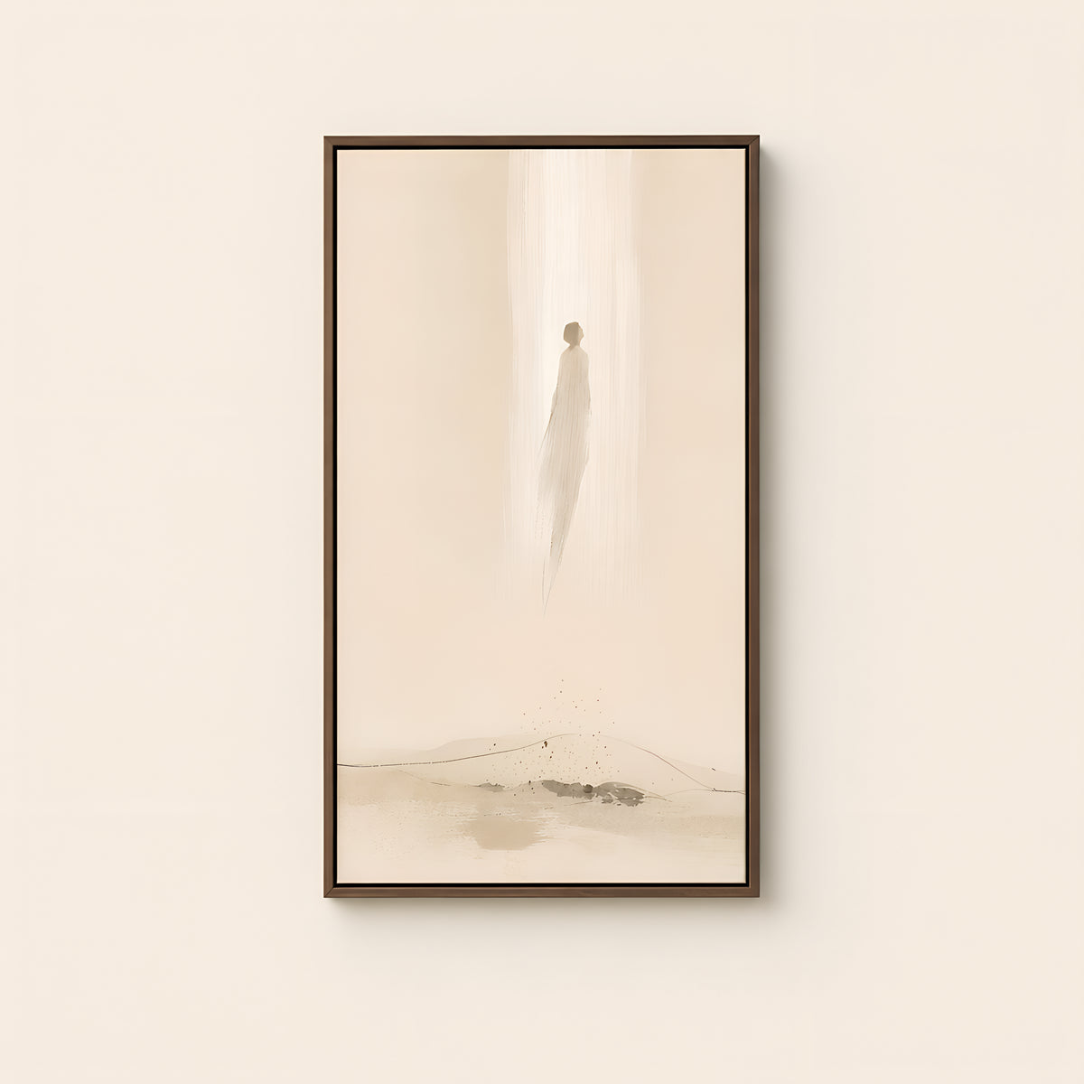 The Ascension — Brown Wood floater frame catalog