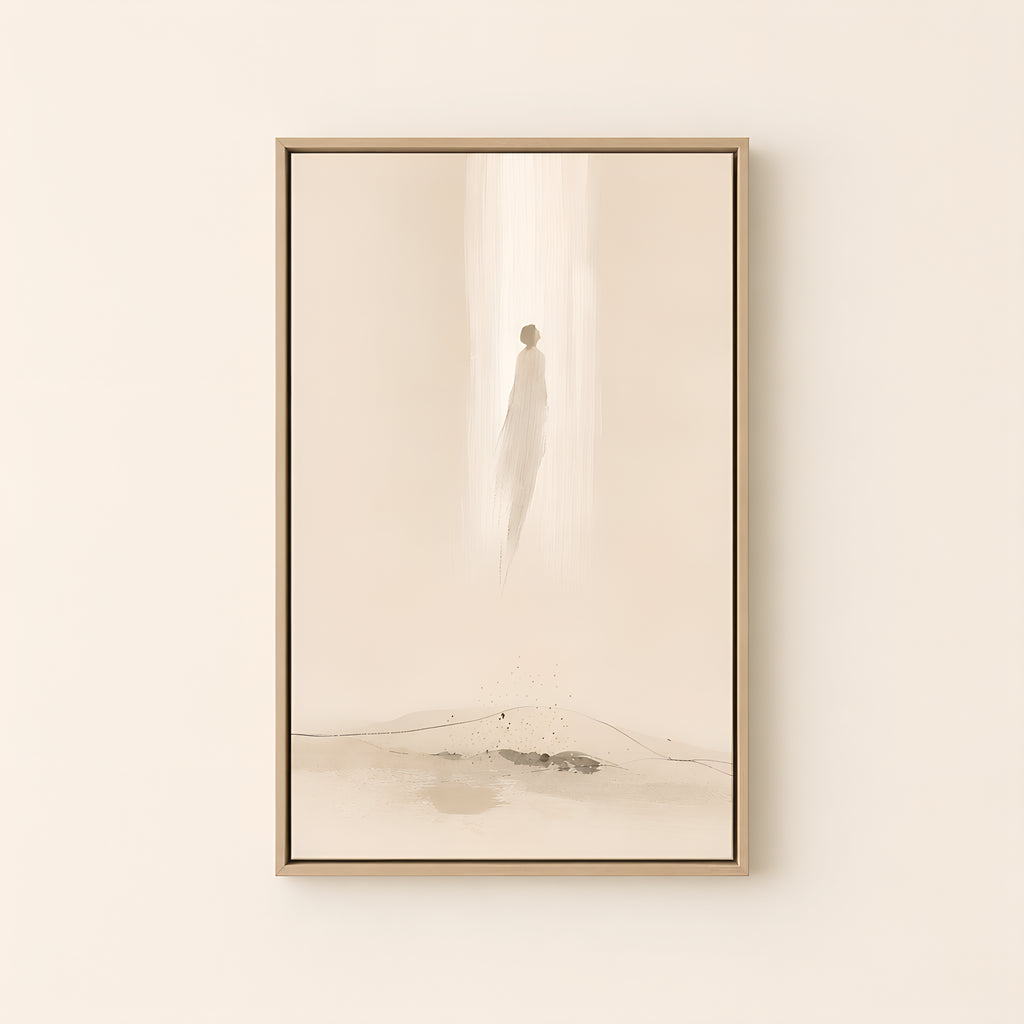 The Ascension — Light Wood floater frame catalog