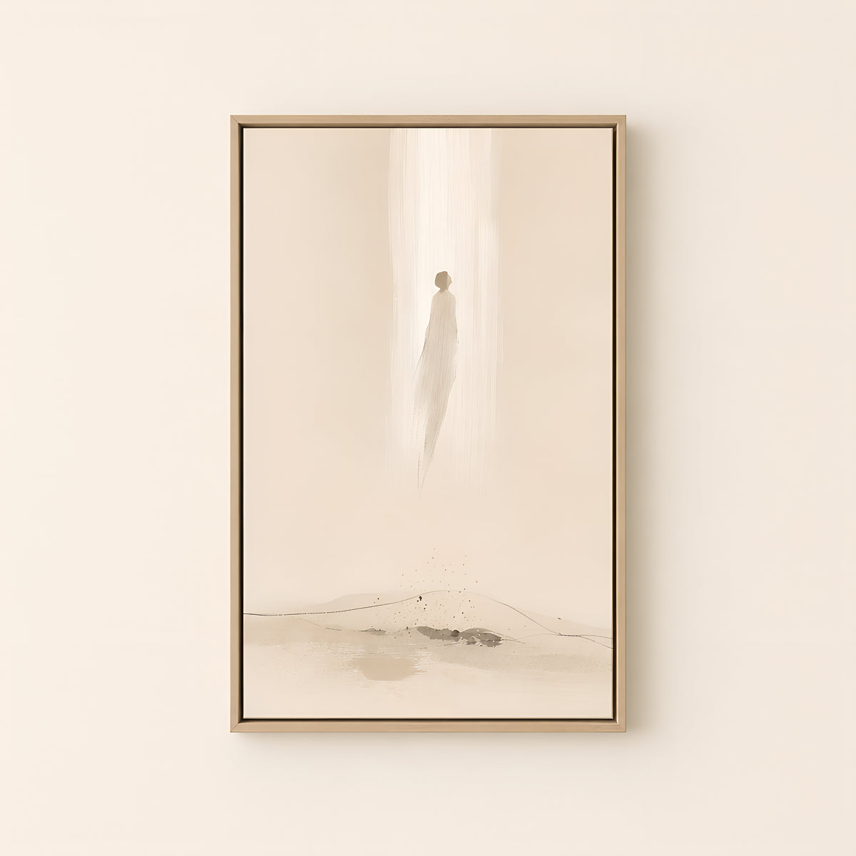 The Ascension — Light Wood floater frame catalog