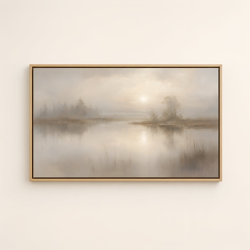 Be Still — Light Wood floater frame catalog