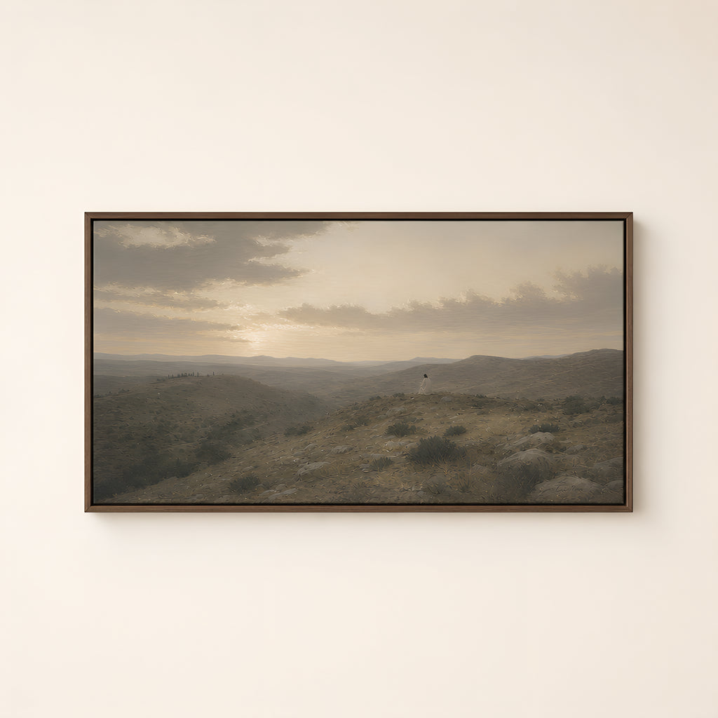 Before Dawn — Brown Wood floater frame catalog