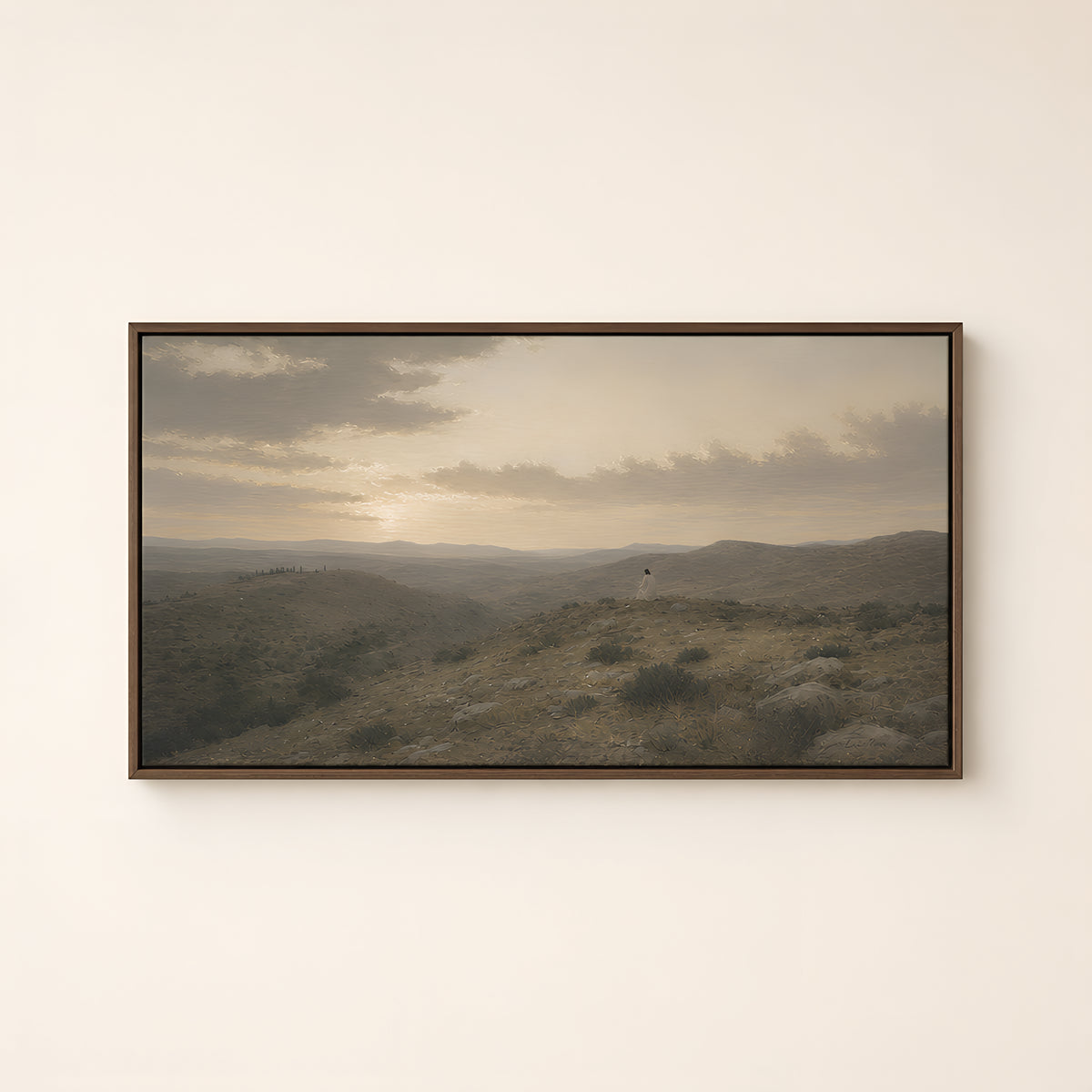 Before Dawn — Brown Wood floater frame catalog