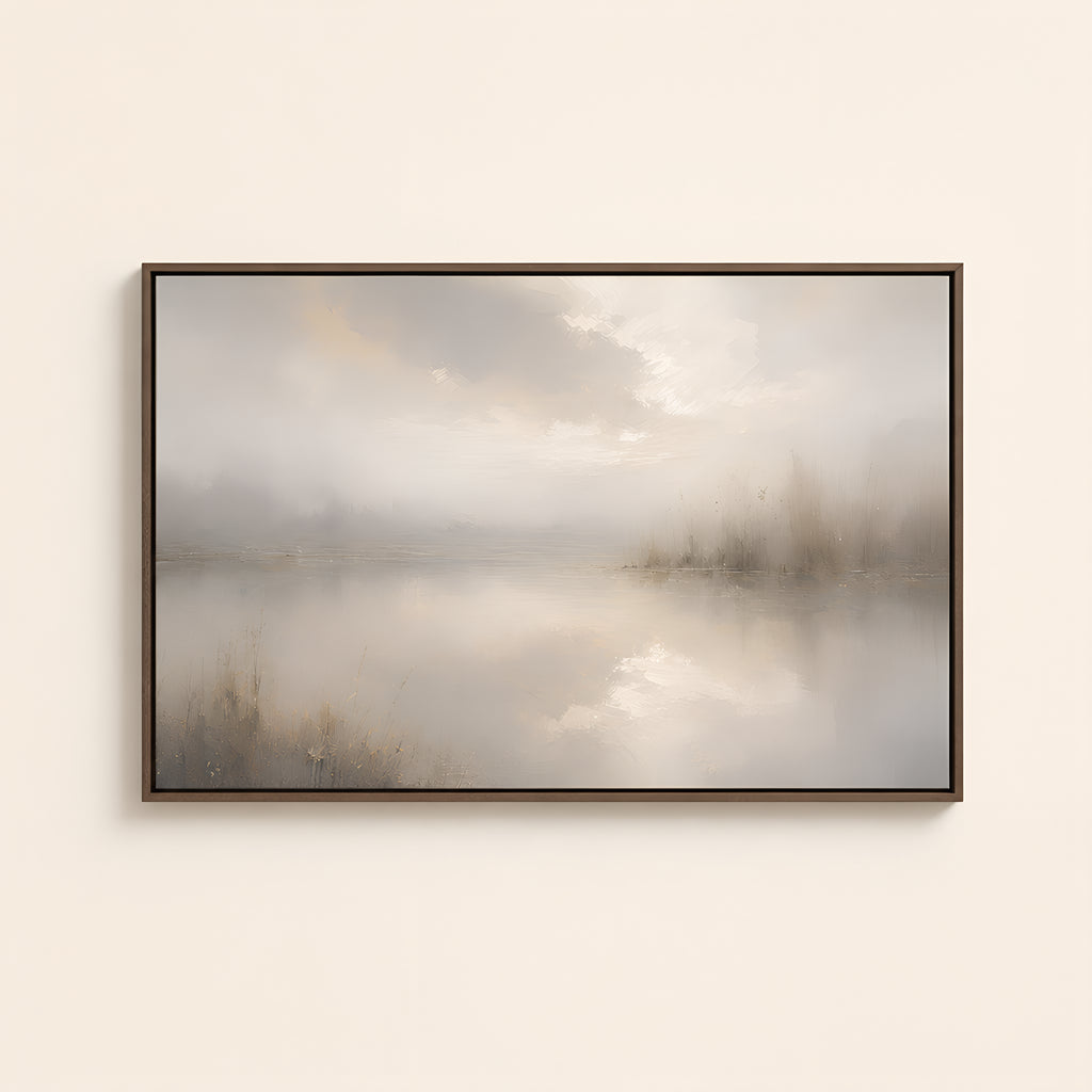 By Still Waters — Brown Wood floater frame catalog
