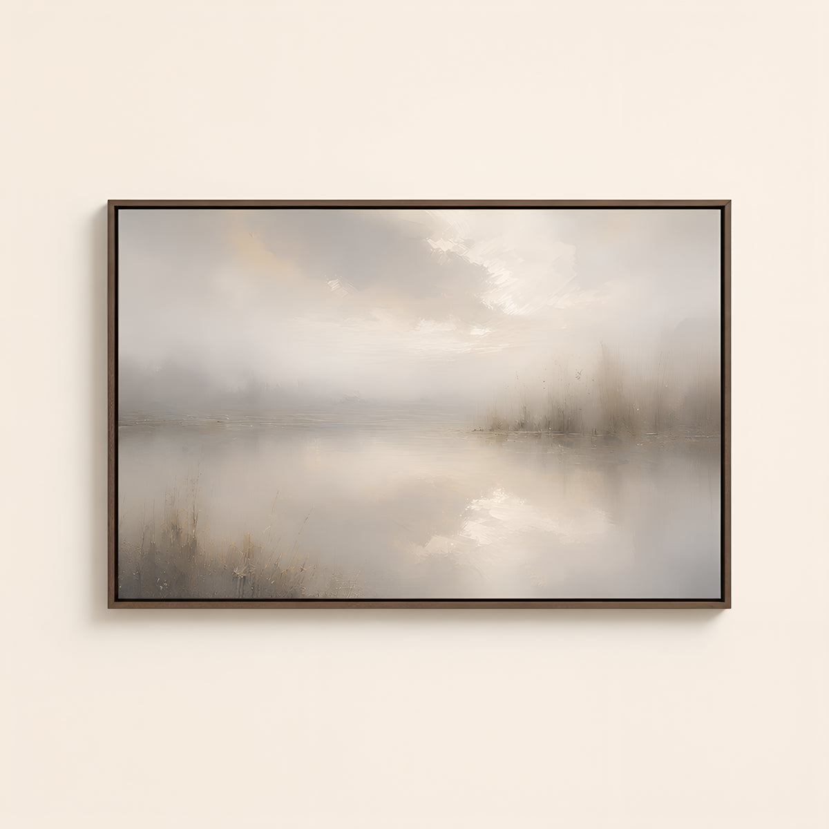 By Still Waters — Brown Wood floater frame catalog