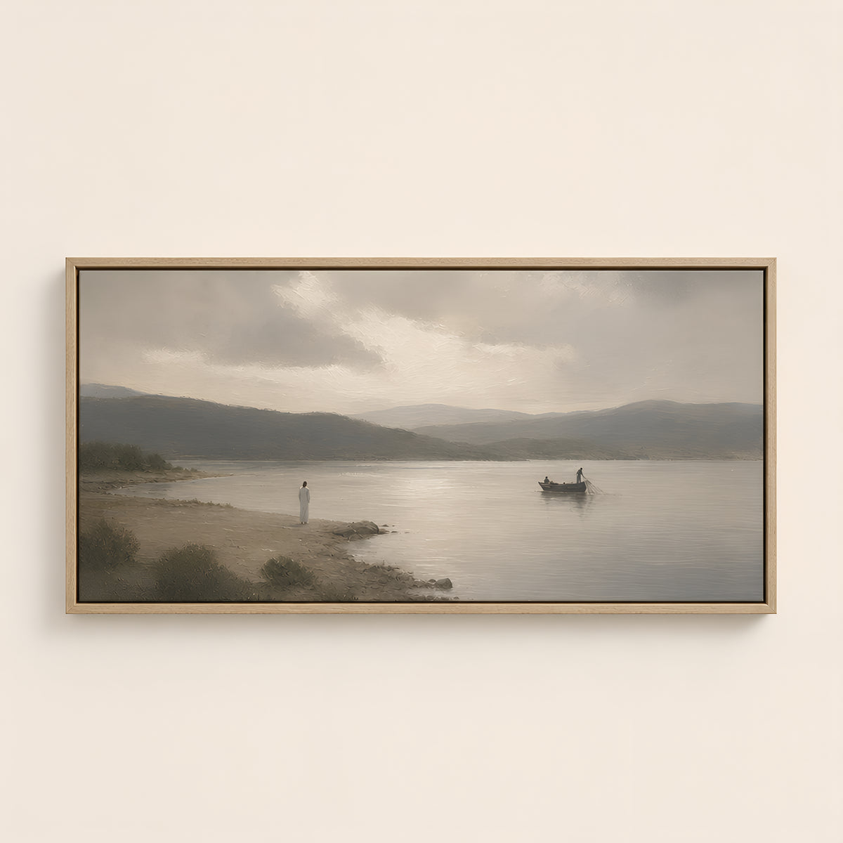 Cast the Net — Light Wood floater frame catalog