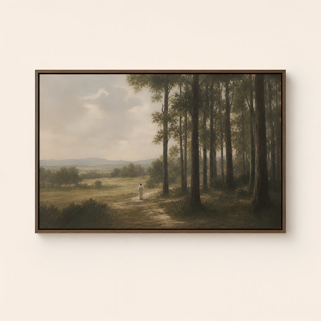 Cedars of Lebanon — Brown Wood floater frame catalog