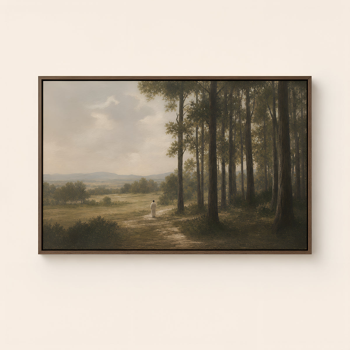 Cedars of Lebanon — Brown Wood floater frame catalog