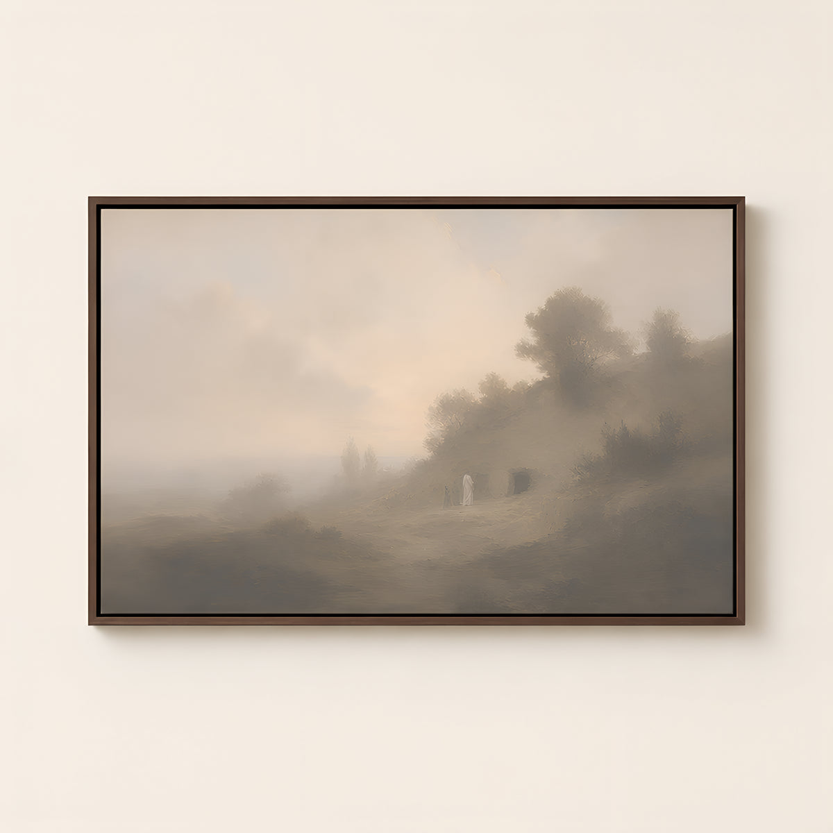 Come Forth — Brown Wood floater frame catalog