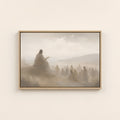 Come Unto Me — Light Wood floater frame catalog