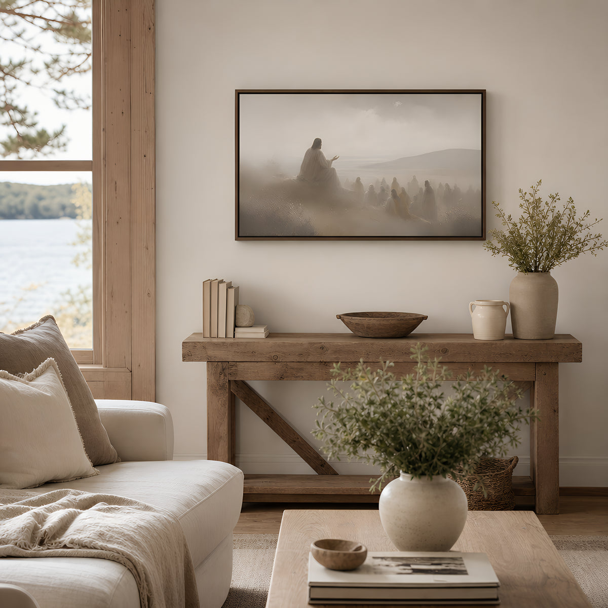 Come Unto Me — lifestyle B Brown Wood