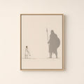David and Goliath — Light Wood floater frame catalog