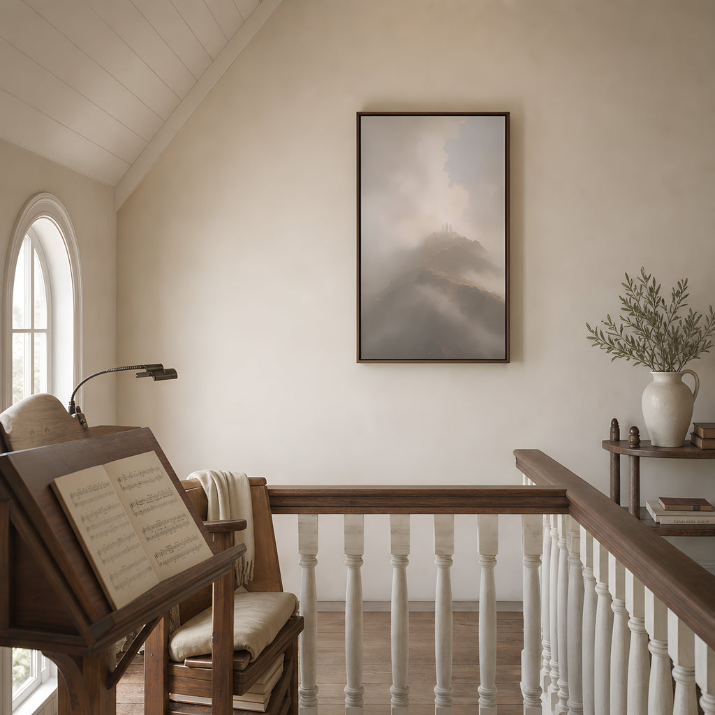 Dazzling White — lifestyle B Brown Wood