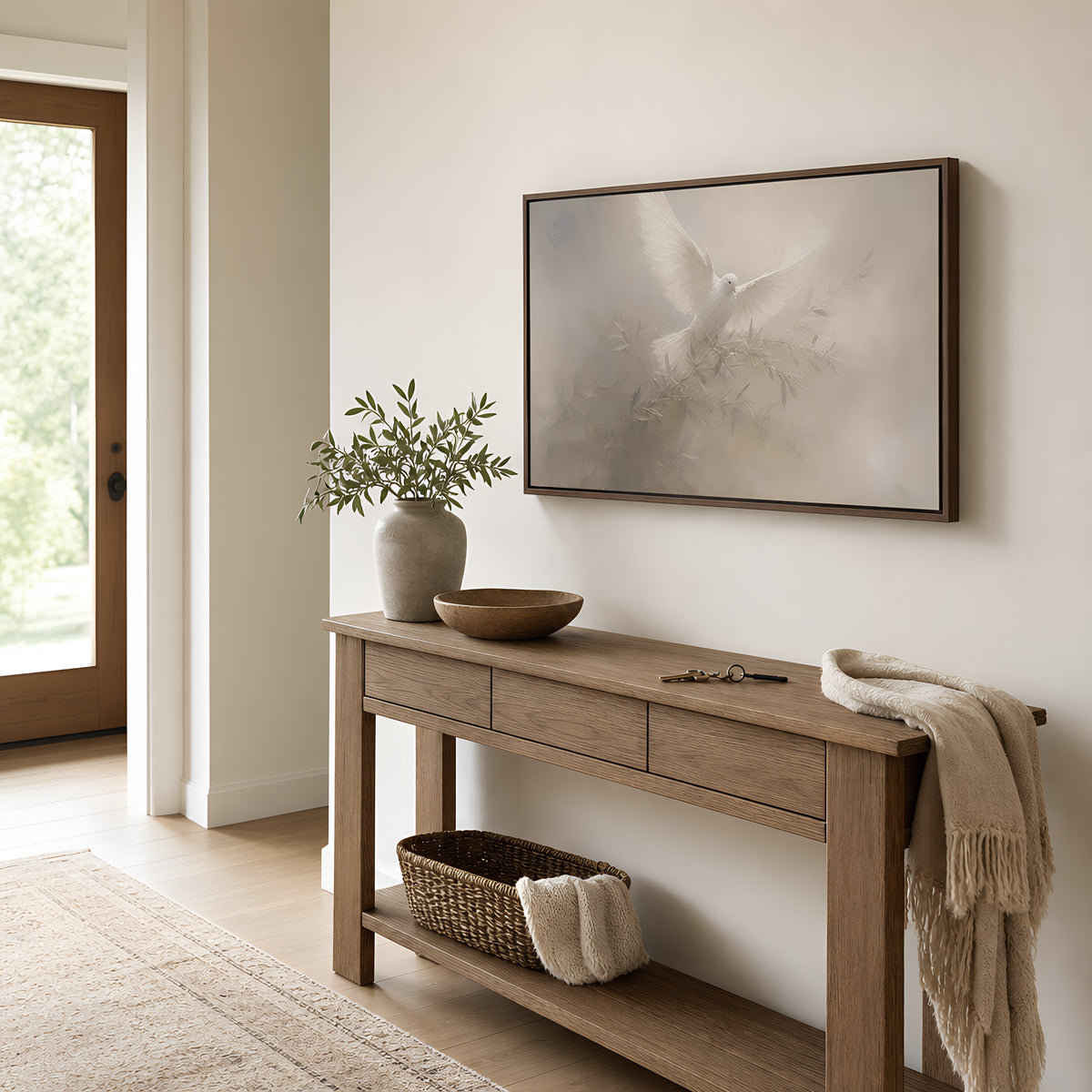 Dove of Peace — lifestyle B Brown Wood