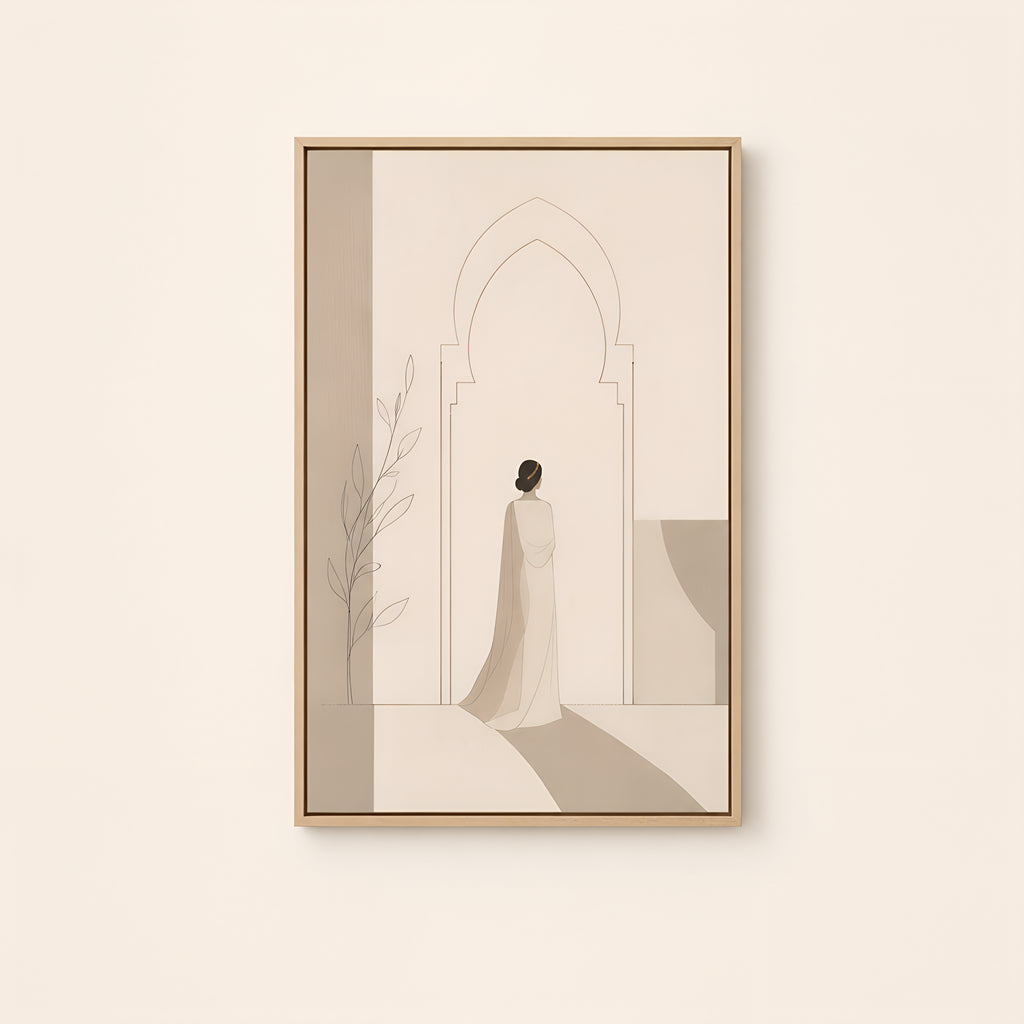 Esther — Light Wood floater frame catalog