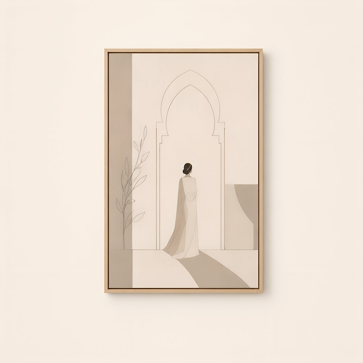 Esther — Light Wood floater frame catalog