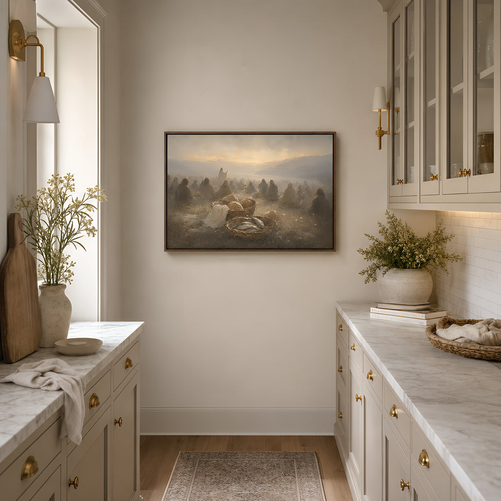Feeds the Five Thousand — lifestyle B Brown Wood