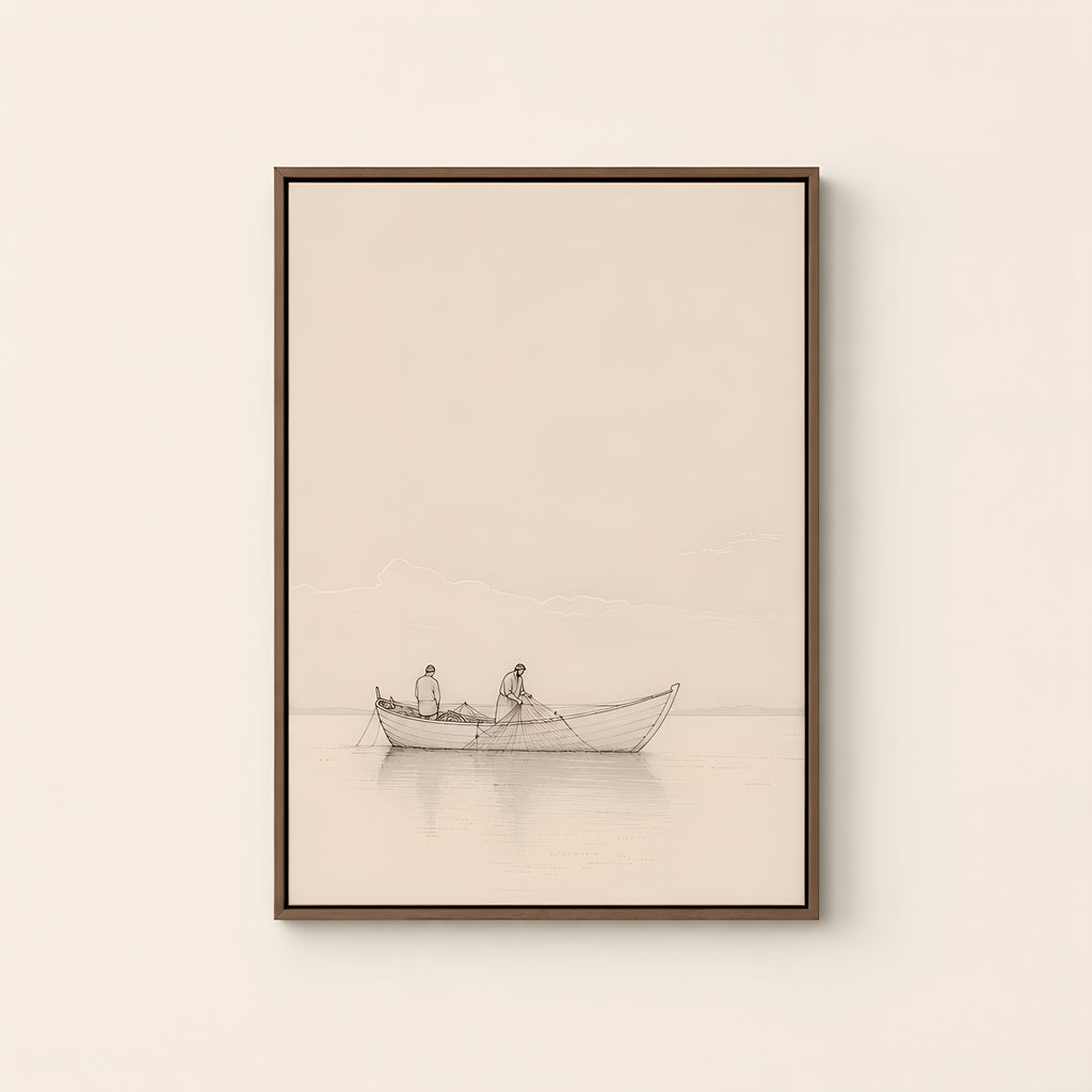 Fishers of Men — Brown Wood floater frame catalog