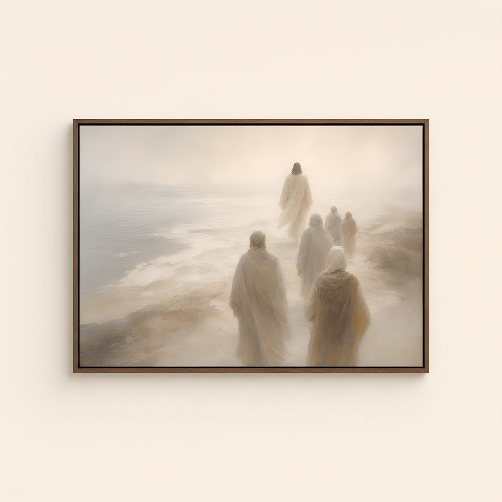 Follow Me — Brown Wood floater frame catalog