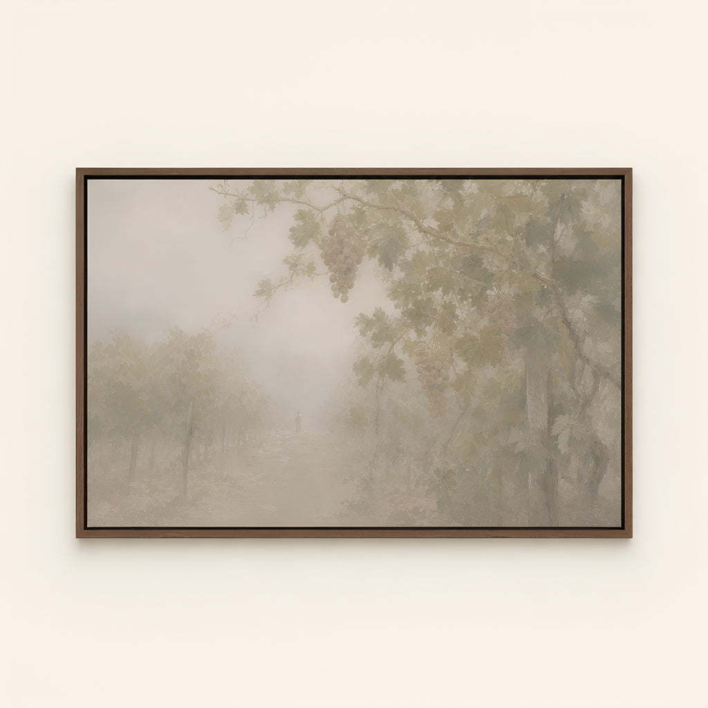 Fruit That Remains — Brown Wood floater frame catalog