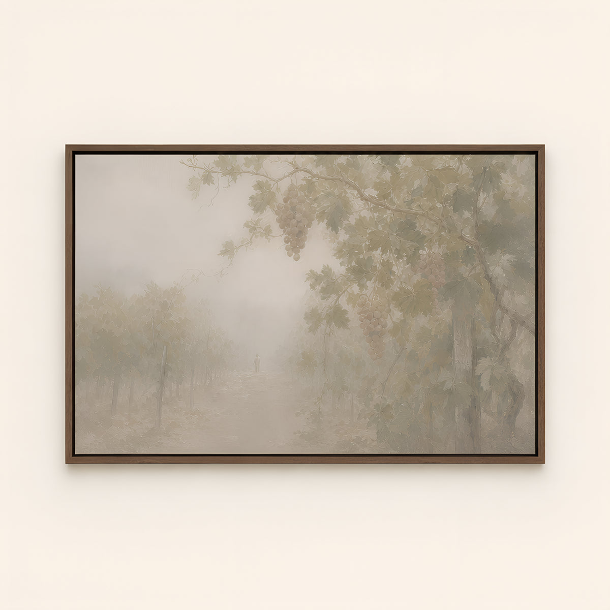 Fruit That Remains — Brown Wood floater frame catalog