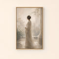 God Is Within Her — Light Wood floater frame catalog