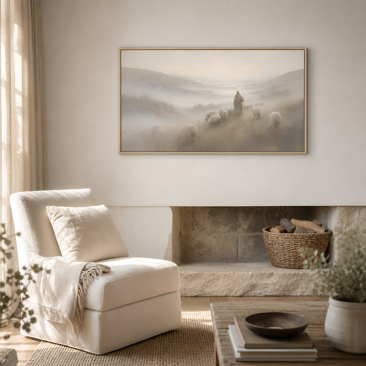 The Good Shepherd — lifestyle A Light Wood