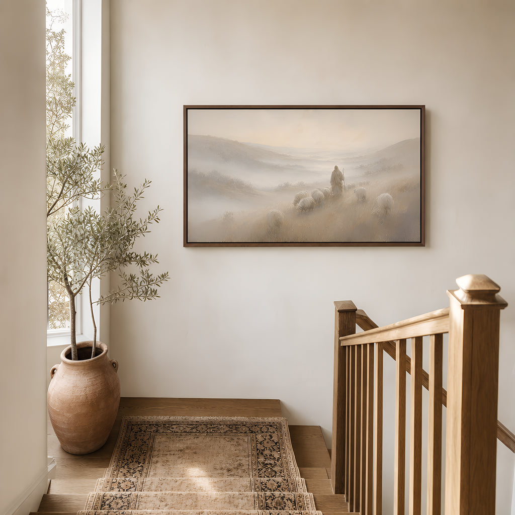 The Good Shepherd — lifestyle B Brown Wood