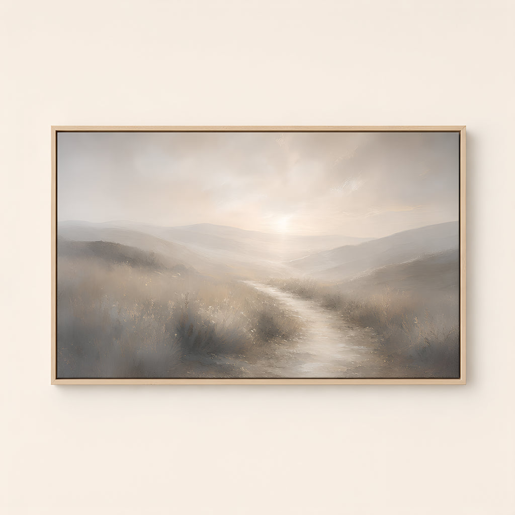Hope in Christ — Light Wood floater frame catalog
