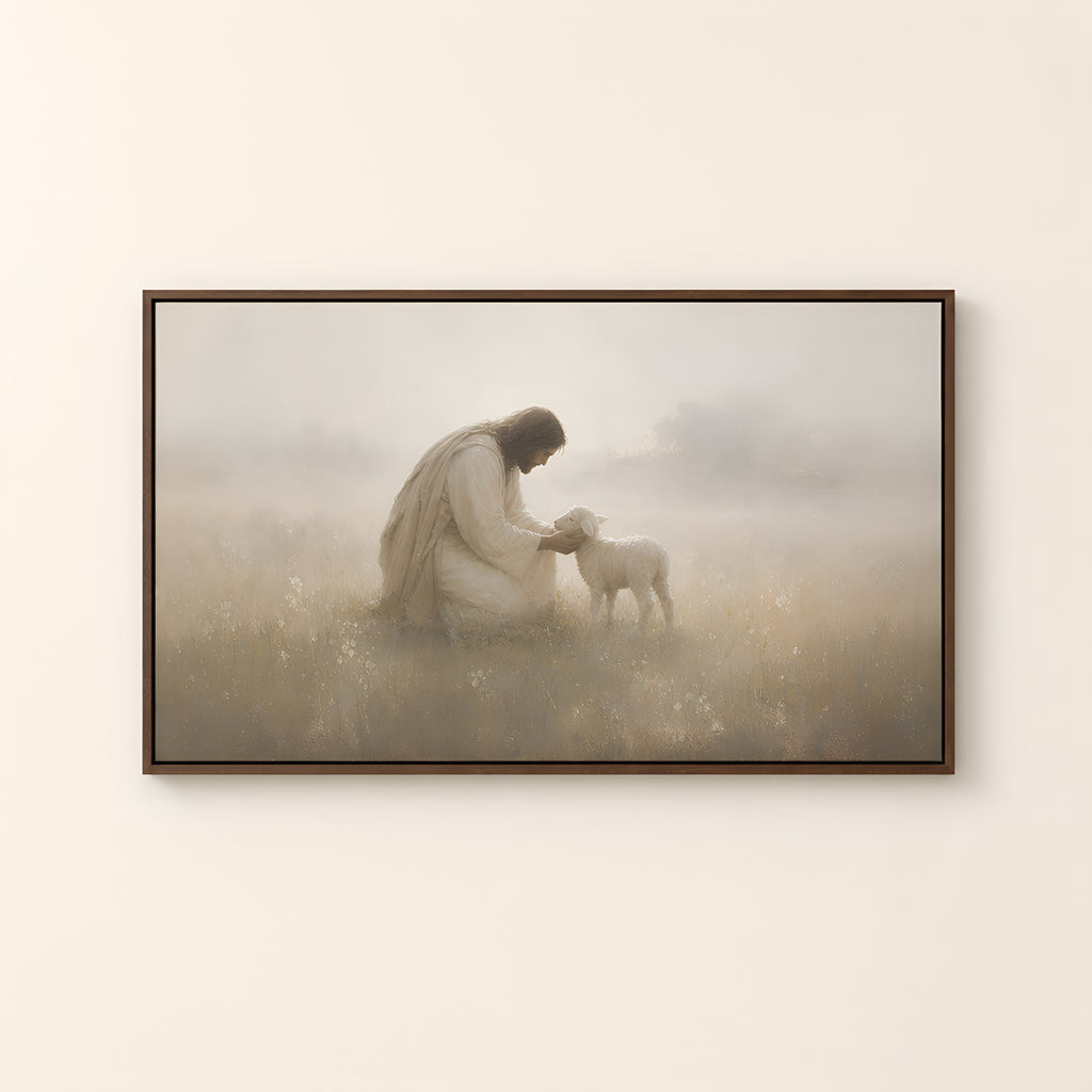 I Know Them — Brown Wood floater frame catalog