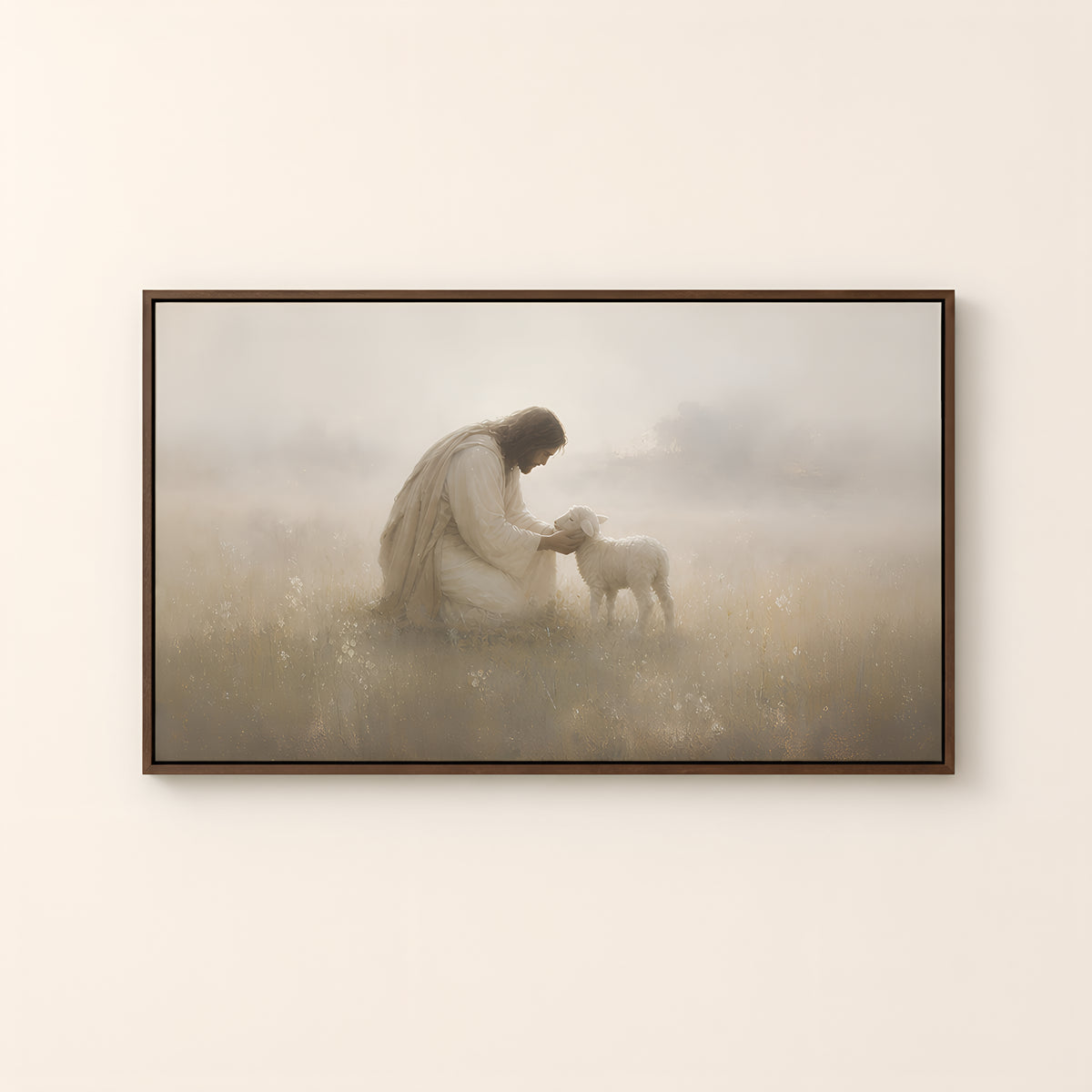 I Know Them — Brown Wood floater frame catalog
