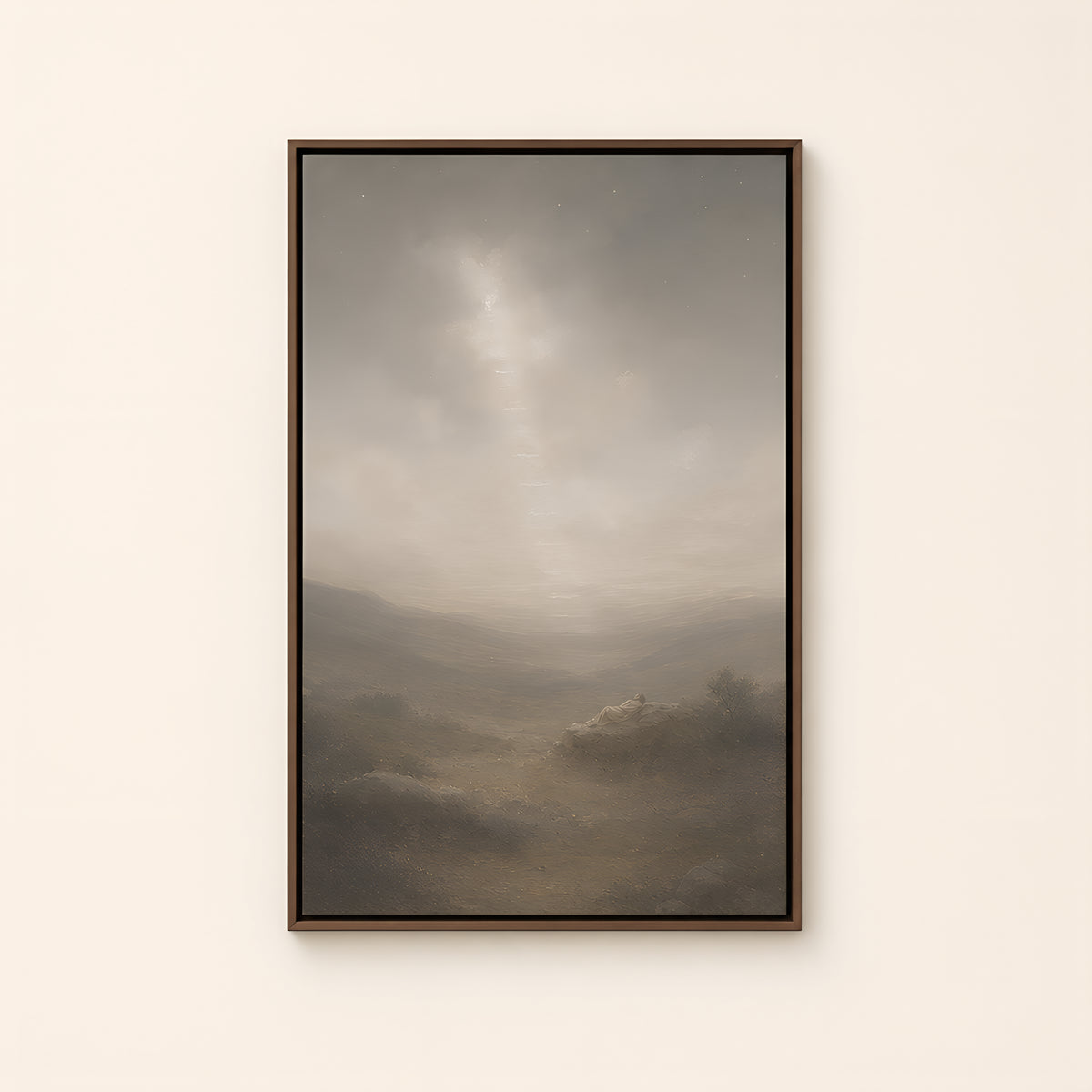 Jacob's Dream — Brown Wood floater frame catalog
