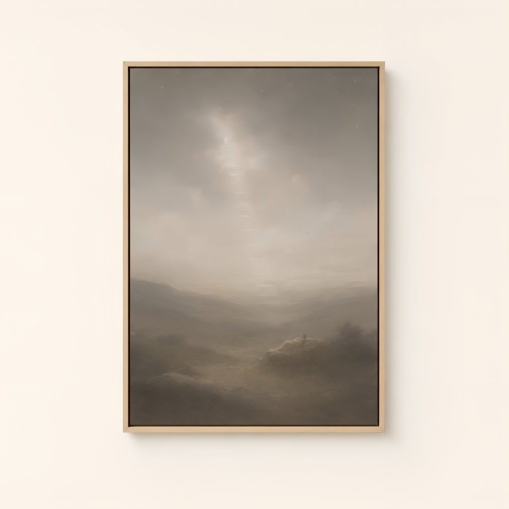 Jacob's Dream — Light Wood floater frame catalog