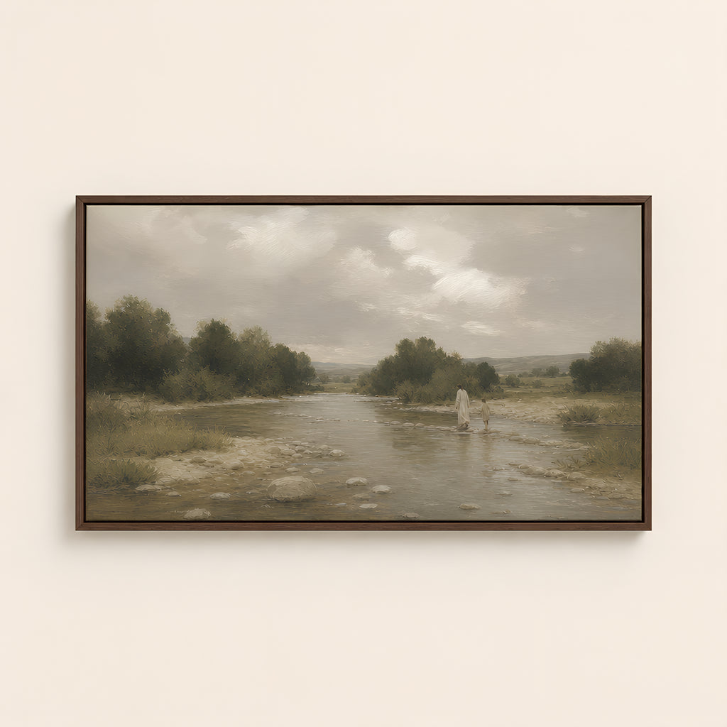 Jordan Crossing — Brown Wood floater frame catalog