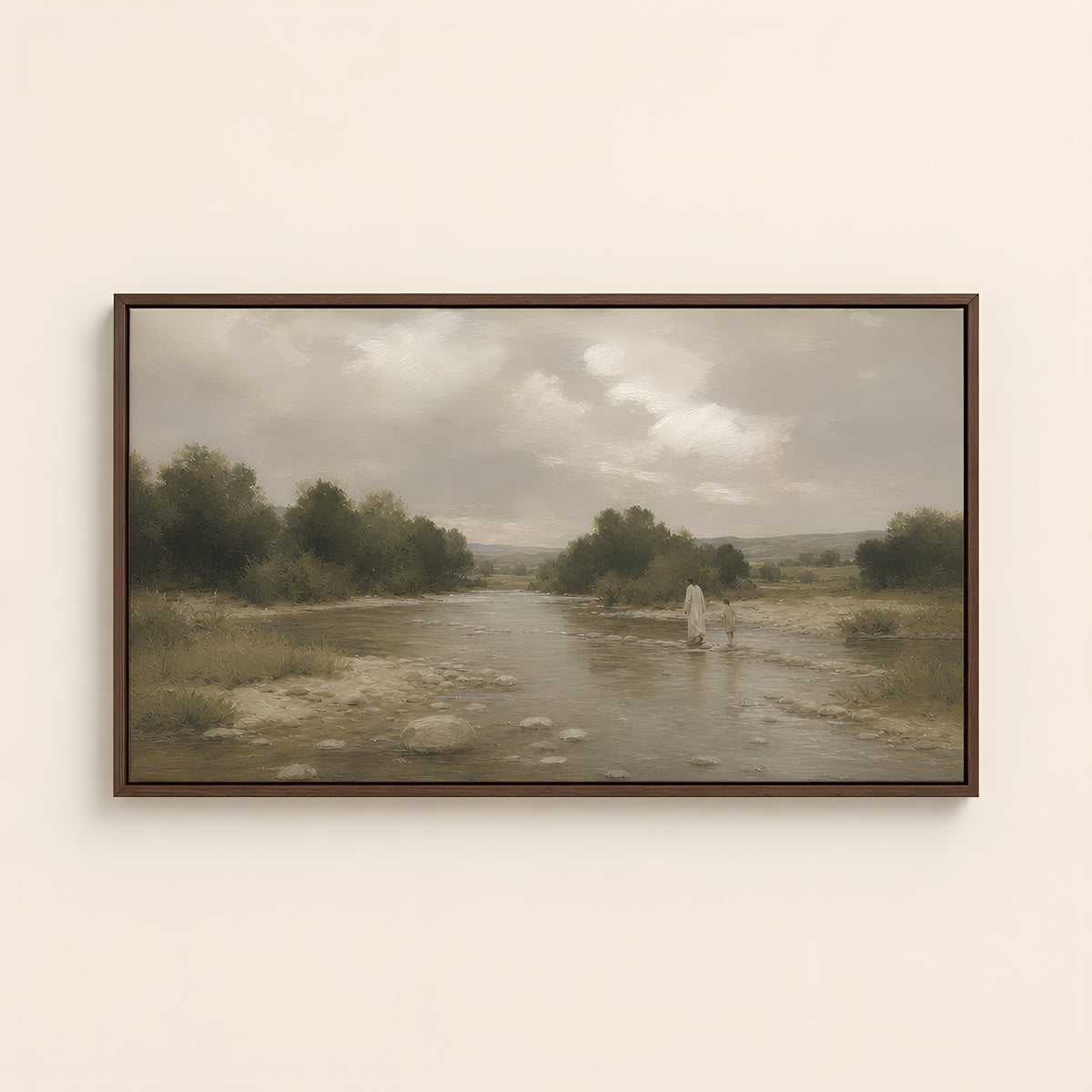 Jordan Crossing — Brown Wood floater frame catalog