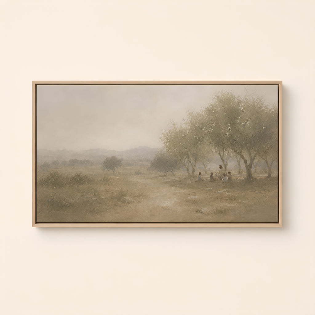 Let Them Come — Light Wood floater frame catalog