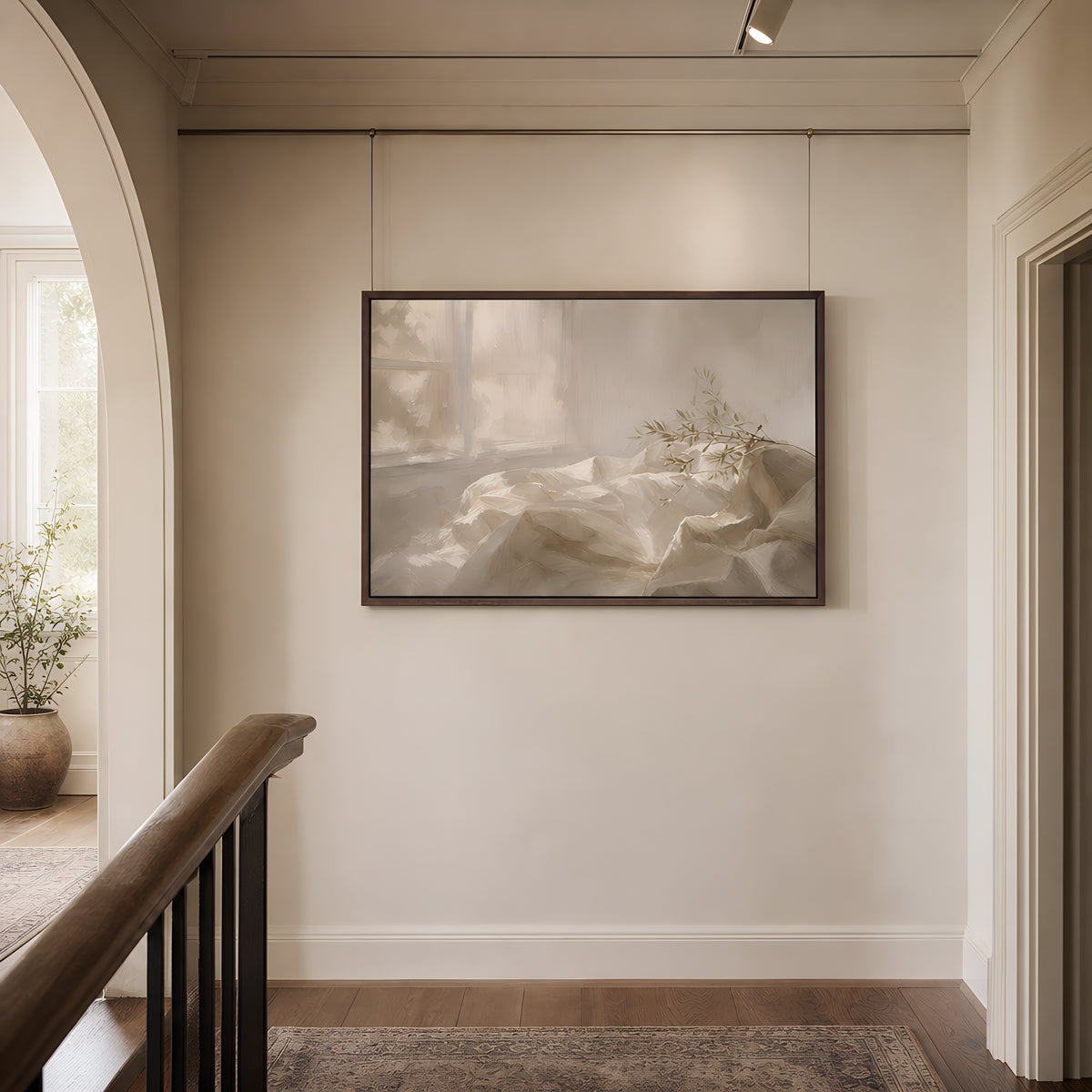 Linen and Light — lifestyle B Brown Wood