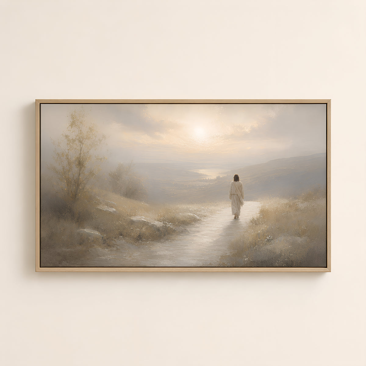 The Lord Is On My Side — Light Wood floater frame catalog