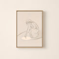 The Lost Coin — Light Wood floater frame catalog