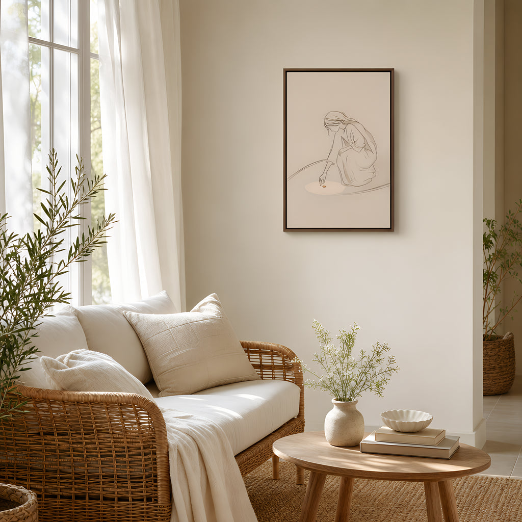The Lost Coin — lifestyle B Brown Wood