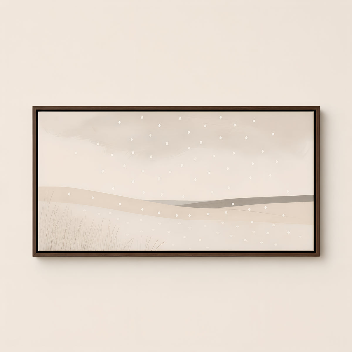 Manna from Heaven — Brown Wood floater frame catalog