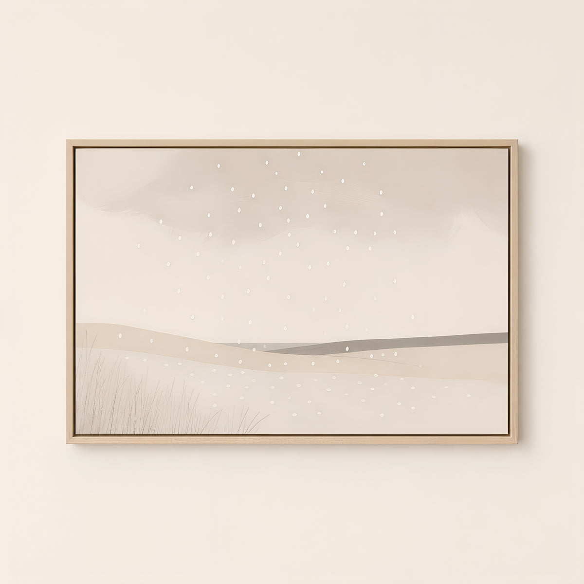 Manna from Heaven — Light Wood floater frame catalog