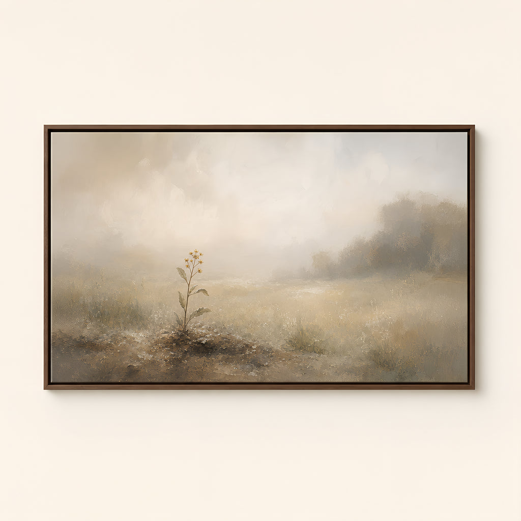 Mustard Seed Faith — Brown Wood floater frame catalog