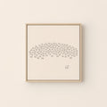 Ninety and Nine — Light Wood floater frame catalog