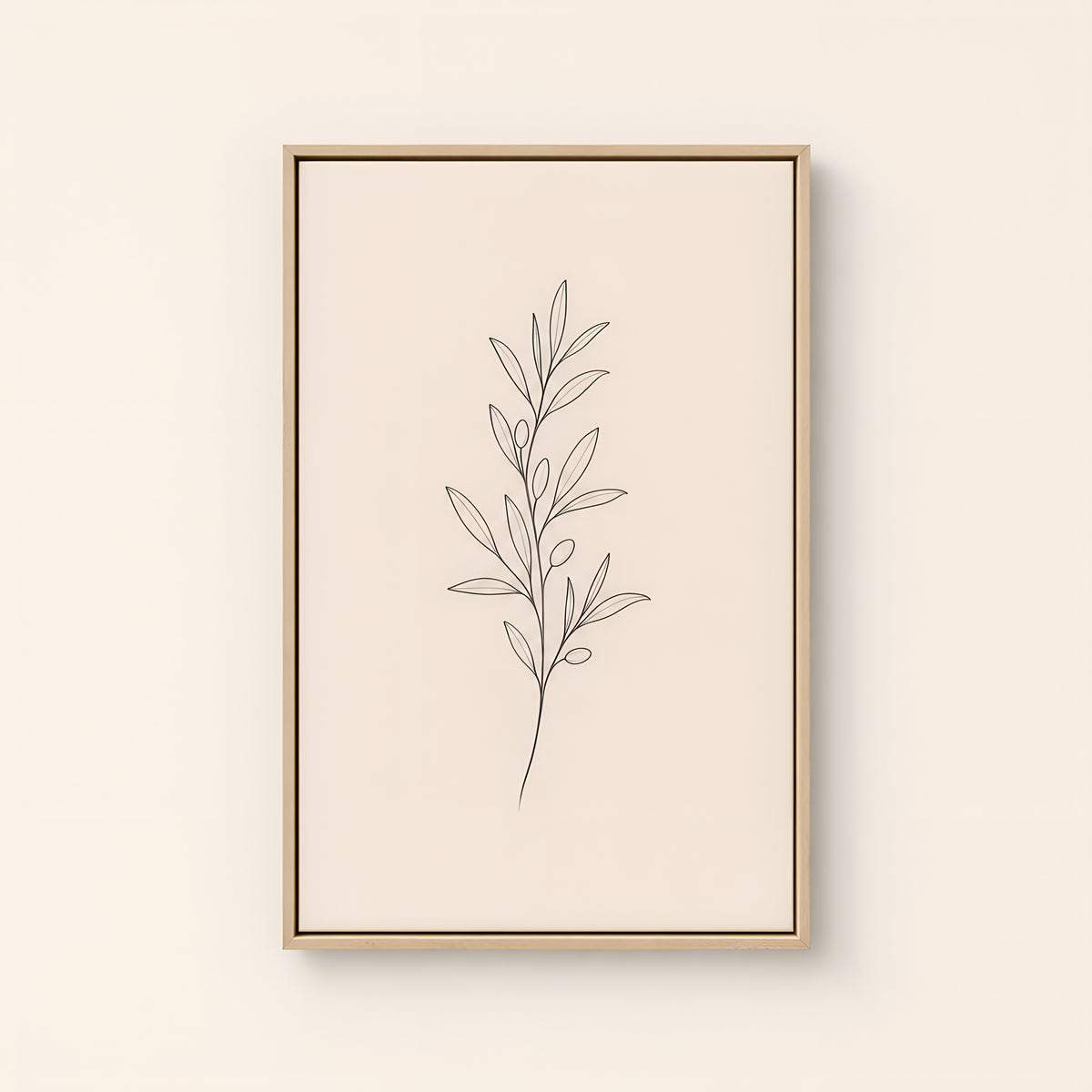 Olive Branch — Light Wood floater frame catalog