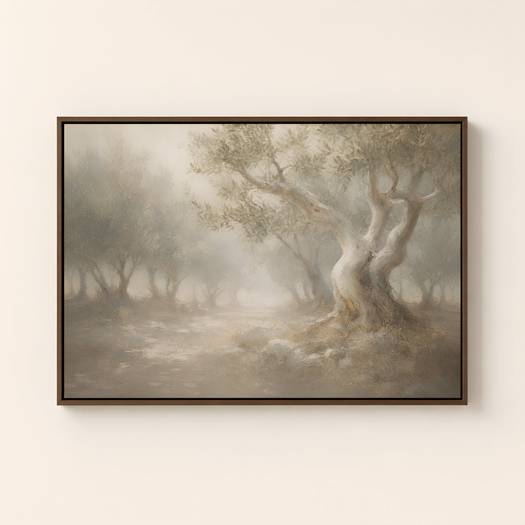 Olive Grove — Brown Wood floater frame catalog