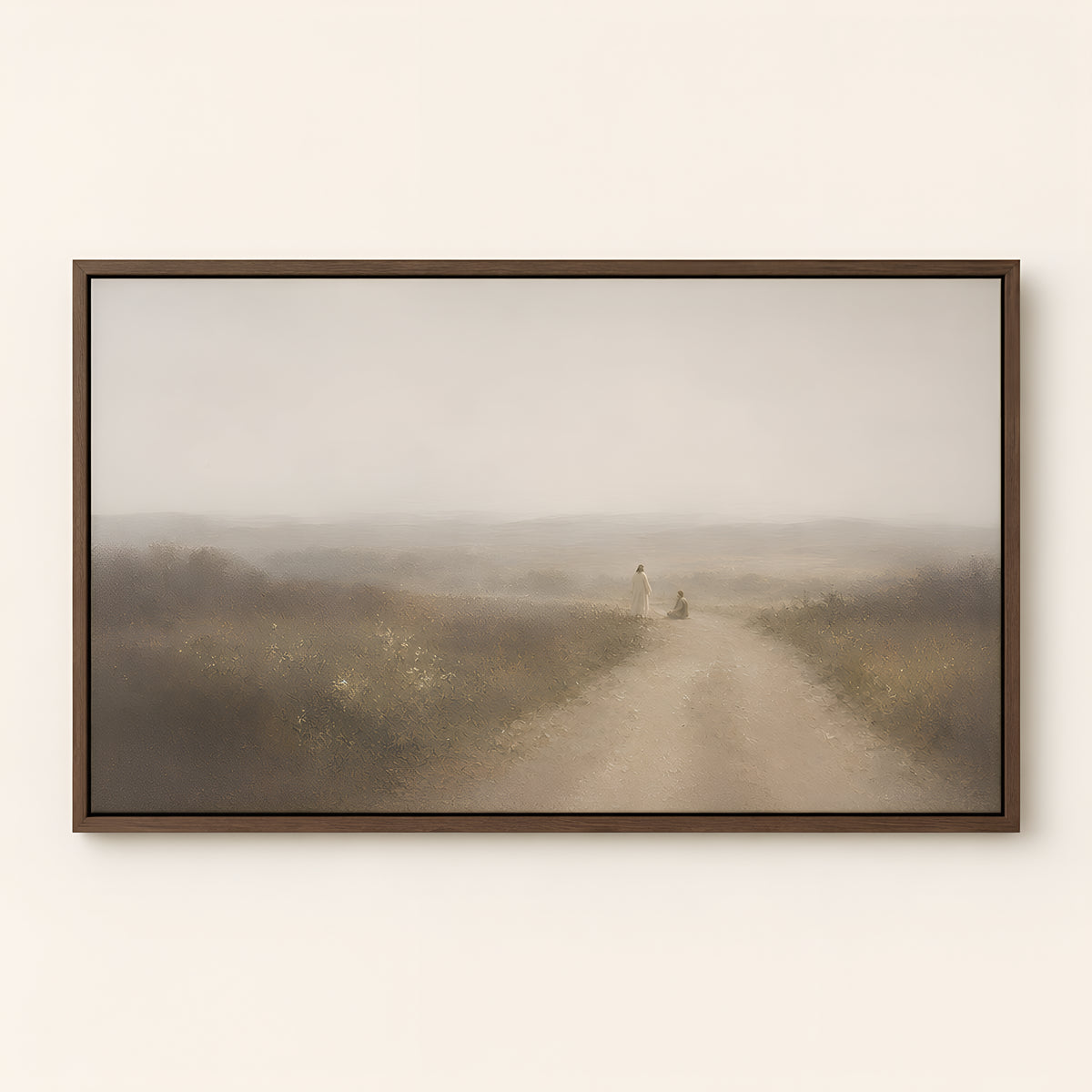 Open My Eyes — Brown Wood floater frame catalog