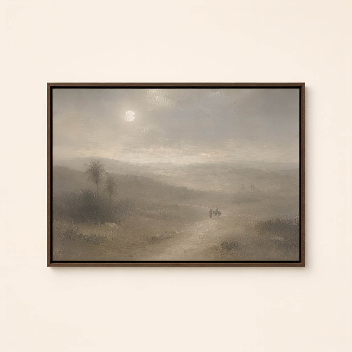 Out of Egypt — Brown Wood floater frame catalog