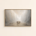 Parting of the Red Sea — Light Wood floater frame catalog
